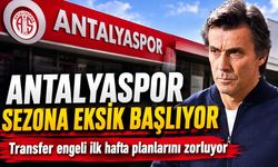 Antalyaspor yeni sezona transfer engeli ve savunma sıkıntısıyla giriyor