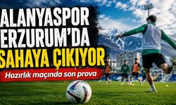Alanyaspor ile Erzurumspor hazırlık maçında karşı karşıya geliyor