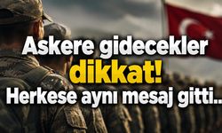 Askere gidecekler dikkat! Herkese aynı mesaj gitti...