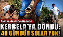 Alanya'da koca mahalle Kerbela'ya döndü: 40 gündür sular yok!