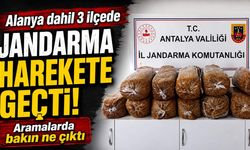 Alanya dahil üç ilçede kaçak tütün operasyonu
