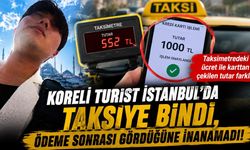 Koreli Turist İstanbul’da Taksiye Bindi, Ödeme Sonrası Gördüğüne İnanamadı!