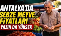 Antalya’da sebze meyve fiyatları yazın da yüksek