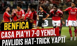 Benfica Casa Pia'yı 7-0 yendi, Pavlidis hat-trick yaptı