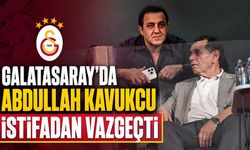 Galatasaray'da Abdullah Kavukcu istifadan vazgeçti