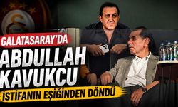 Galatasaray’da Abdullah Kavukcu istifanın eşiğinden döndü