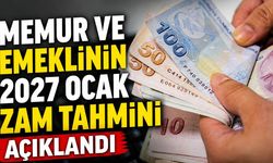 Memur ve emeklinin 2027 Ocak zam tahmini açıklandı
