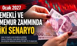 Ocak 2027 emekli ve memur zammında iki senaryo