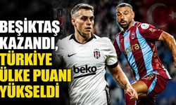 Beşiktaş Kazandı, Türkiye Ülke Puanı Yükseldi