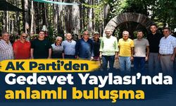 AK Parti'den Gedevet Yaylası'nda anlamlı buluşma