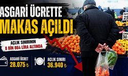 Asgari ücret açlık sınırının 8 bin 864 lira altında kaldı