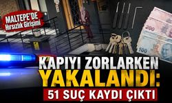 Kapıyı Zorlarken Yakalandı: 51 Suç Kaydı Çıktı