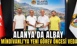 Alanya'da Albay Mindivanlı’ya yeni görev öncesi veda