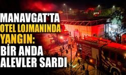 Manavgat'ta otel lojmanında yangın: Bir anda alevler sardı