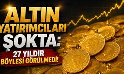 Altın yatırımcıları şokta: 27 yıldır böylesi görülmedi!