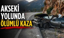 Akseki-Seydişehir yolunda otomobil takla attı: 1 ölü, 2 yaralı