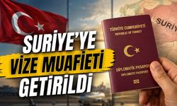 Suriye'ye vize muafieti getirildi