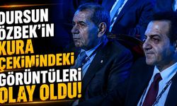 Dursun Özbek'in kura çekimindeki görüntüleri olay oldu!