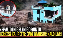 Nepal'den gelen görüntü herkesi kahretti: Evde mahsur kaldılar!
