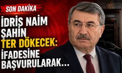 İdris Naim Şahin ter dökecek: İfadesine başvurularak...
