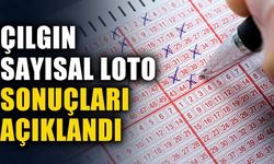 Çılgın Sayısal Loto sonuçları açıklandı