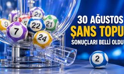 30 Ağustos Şans Topu sonuçları belli oldu