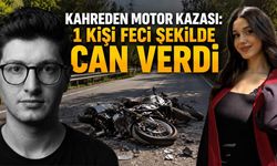 Kahreden motor kazası: 1 kişi feci şekilde can verdi
