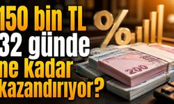 150 bin TL mevduat faiz getirisi banka banka liste