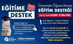 Antalya’da üniversite öğrencilerine 20 bin TL destek: Başvurular başlıyor