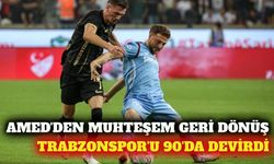Amed, Trabzonspor'u 90. dakikada bulduğu golle 2-1 yendi