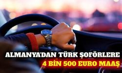 Almanya'da Türk şoförlere 4 bin 500 euro maaş fırsatı