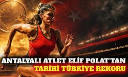Antalyalı atlet Elif Polat ve takımından rekorlu madalya