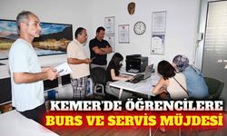 Kemer'de burs ve ücretsiz servis başvuruları başladı