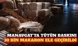 Manavgat'ta tütün operasyonu: 30 bin dolu makaron ele geçti