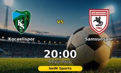Kocaelispor - Samsunspor maçı ne zaman, hangi kanalda?