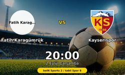Fatih Karagümrük - Kayserispor maçı ne zaman, hangi kanalda?