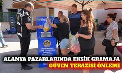 Alanya pazarlarında 'güven terazisi' dönemi başladı