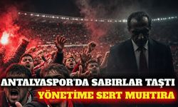 Antalyaspor taraftarından yönetime sert tepki