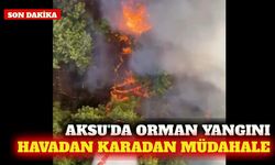 Aksu'da orman yangını: 275 personelle müdahale sürüyor
