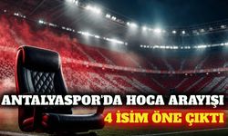 Antalyaspor'un teknik direktör arayışında 4 aday öne çıktı
