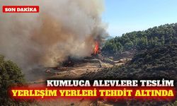 Kumluca'da orman yangını: Havadan ve karadan müdahale