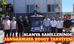 Alanya jandarmasına plaj devriyesi için buggy bağışlandı
