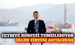 Fethiye'de dip çamuru temizleniyor, COP31 Antalya'da