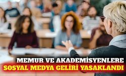 Kamu personeli ve akademisyene sosyal medya geliri yasağı