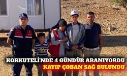 Korkuteli'nde kaybolan çoban 4 gün sonra sağ bulundu