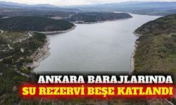 Ankara barajlarında doluluk oranı yüzde 108 arttı