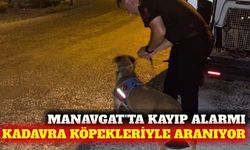 Manavgat'ta kayıp kadın kadavra köpekleriyle aranıyor
