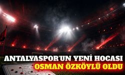 Antalyaspor'un yeni teknik direktörü Osman Özköylü oldu
