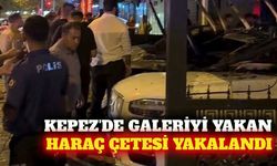 Kepez'de oto galeri kundaklayan çete üyeleri yakalandı