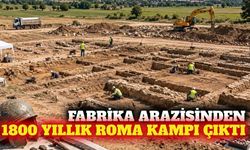Fabrika arazisinden 1800 yıllık Roma askeri kampı çıktı